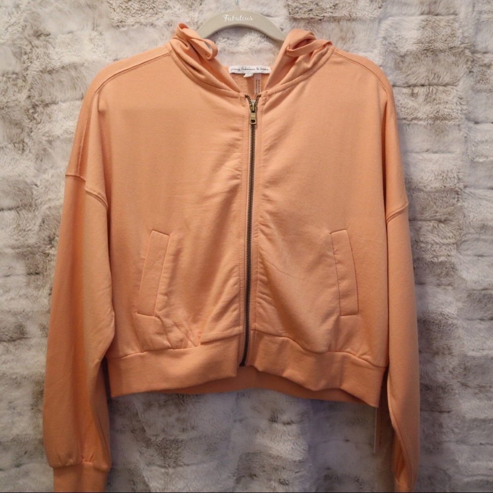 Young Fabulous & Broke Cropped Hoodie